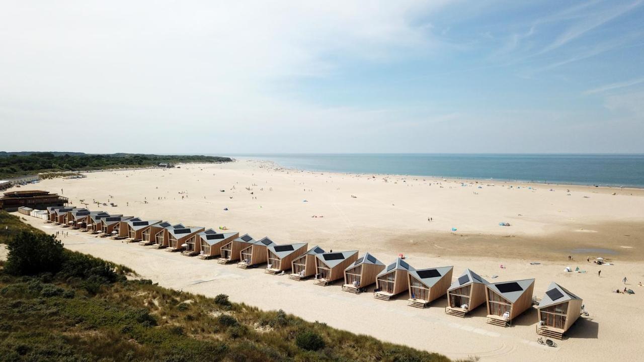 Breezand Beachhouses Vrouwenpolder Dış mekan fotoğraf